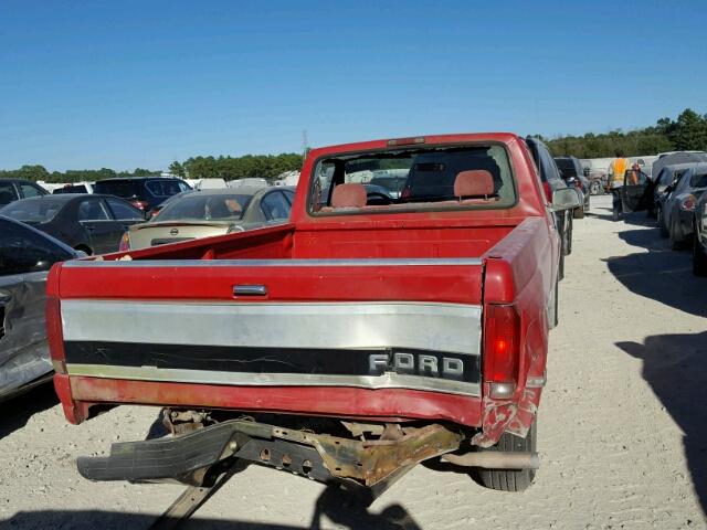 1FTDF15Y5SNA26295 - 1995 FORD F150 RED photo 6