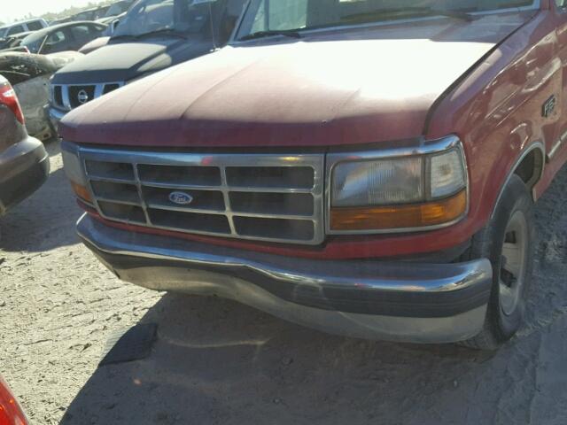 1FTDF15Y5SNA26295 - 1995 FORD F150 RED photo 7