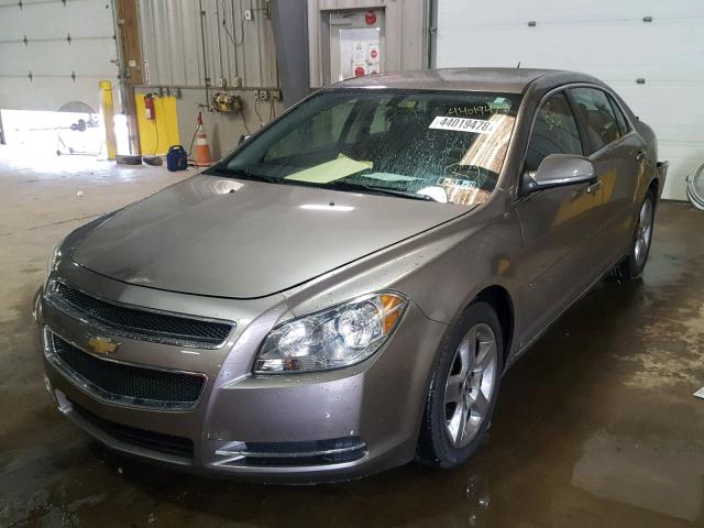 1G1ZC5EB5AF110426 - 2010 CHEVROLET MALIBU 1LT BROWN photo 2