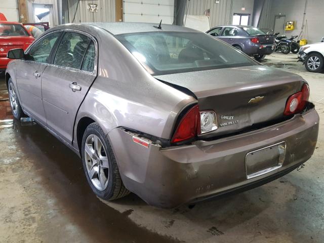 1G1ZC5EB5AF110426 - 2010 CHEVROLET MALIBU 1LT BROWN photo 3