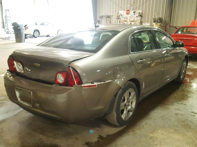 1G1ZC5EB5AF110426 - 2010 CHEVROLET MALIBU 1LT BROWN photo 4