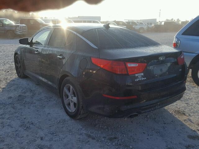 5XXGM4A75FG396763 - 2015 KIA OPTIMA LX BLACK photo 3