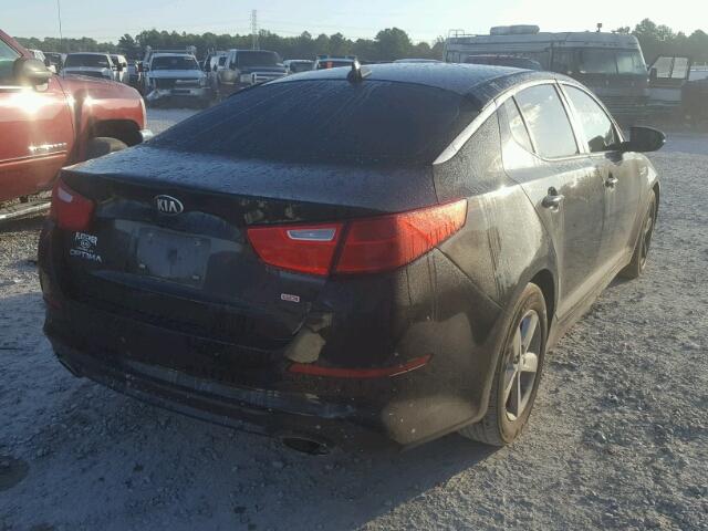 5XXGM4A75FG396763 - 2015 KIA OPTIMA LX BLACK photo 4