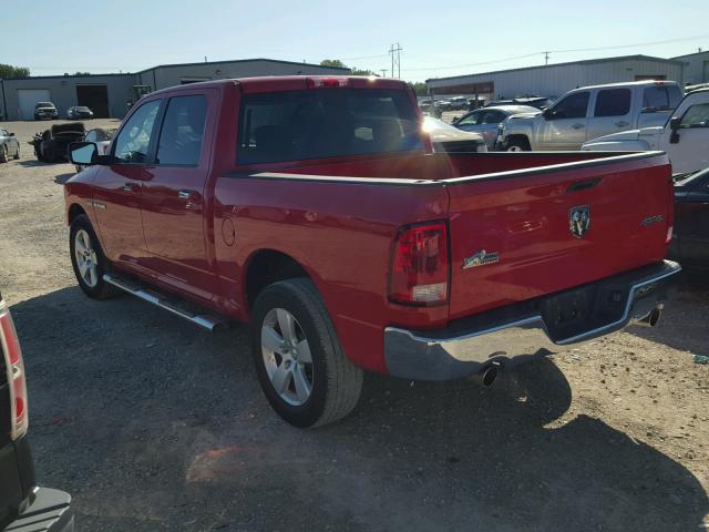 1D7RV1CT0AS205544 - 2010 DODGE RAM 1500 RED photo 3