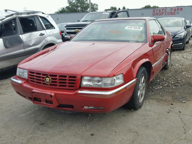 1G6ET1291TU617261 - 1996 CADILLAC ELDORADO T RED photo 2