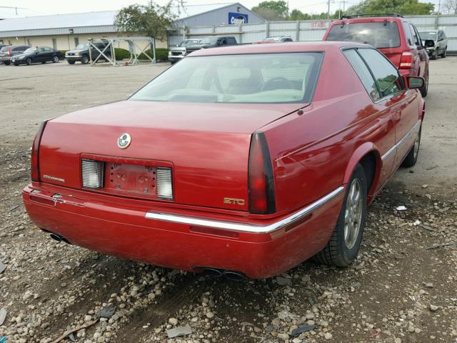 1G6ET1291TU617261 - 1996 CADILLAC ELDORADO T RED photo 4