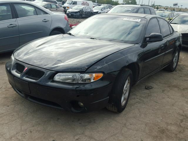 1G2WK52J81F262763 - 2001 PONTIAC GRAND PRIX BLACK photo 2