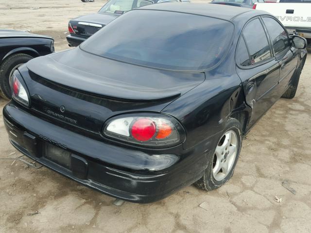 1G2WK52J81F262763 - 2001 PONTIAC GRAND PRIX BLACK photo 4