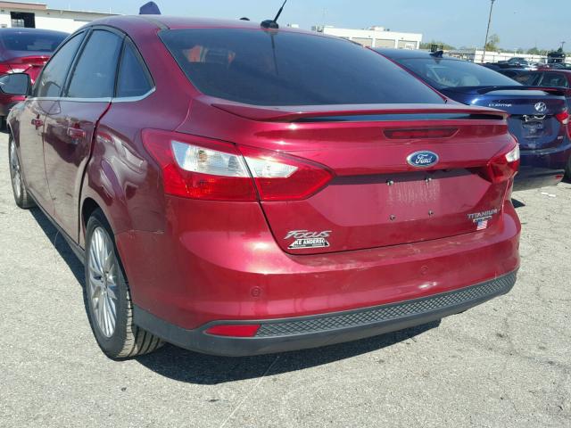 1FADP3J24EL278801 - 2014 FORD FOCUS TITA RED photo 3