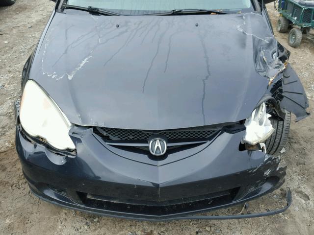 JH4DC54822C016822 - 2002 ACURA RSX BLACK photo 7