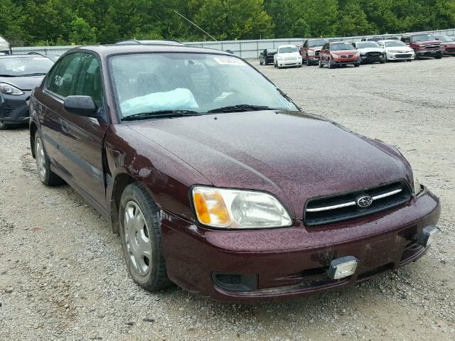 4S3BE635916211314 - 2001 SUBARU LEGACY L BURGUNDY photo 1