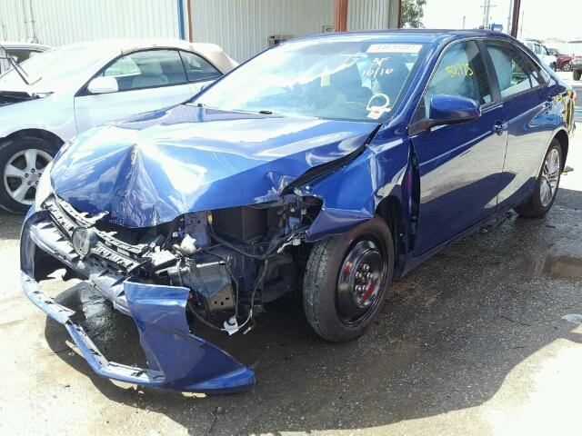 4T1BF1FK3GU609538 - 2016 TOYOTA CAMRY LE 蓝色 照片 2