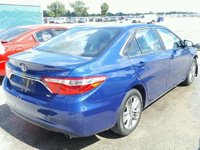 4T1BF1FK3GU609538 - 2016 TOYOTA CAMRY LE 蓝色 照片 4