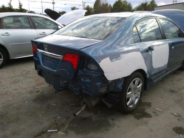 2HGFA1F5XAH559313 - 2010 HONDA CIVIC LX BLUE photo 9