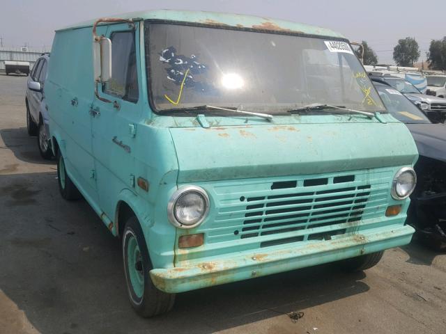 E14AHH54635 - 1970 FORD ECONO E100 TEAL photo 1