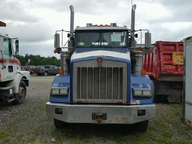 1NKDXBEX15R125251 - 2005 KENWORTH CONSTRUCTI BLUE photo 9