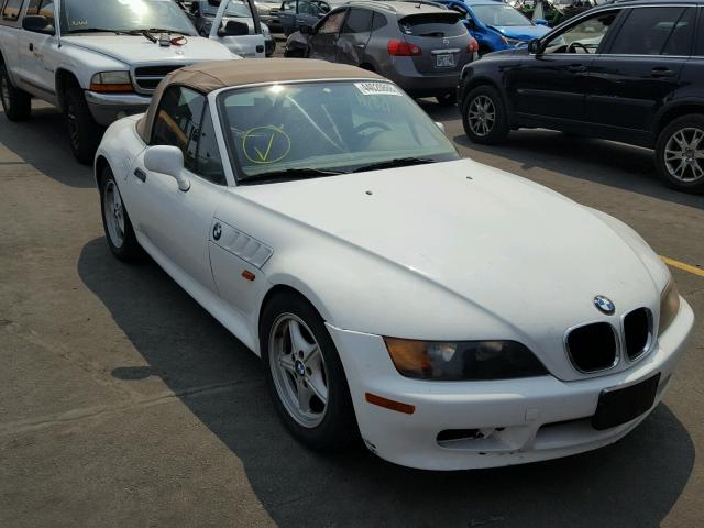 4USCH732XWLE08165 - 1998 BMW Z3 1.9 WHITE photo 1