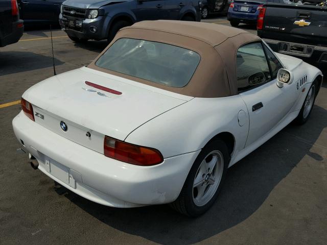 4USCH732XWLE08165 - 1998 BMW Z3 1.9 WHITE photo 4