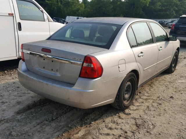 1G1ZS51876F240048 - 2006 CHEVROLET MALIBU LS 银色 照片 4