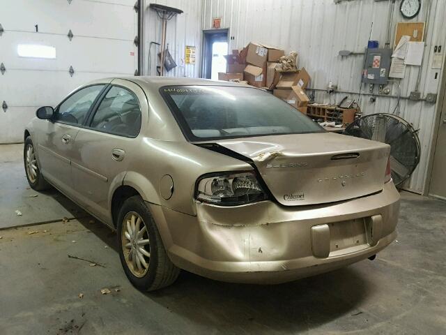 1C3EL46X92N338984 - 2002 CHRYSLER SEBRING GOLD photo 3