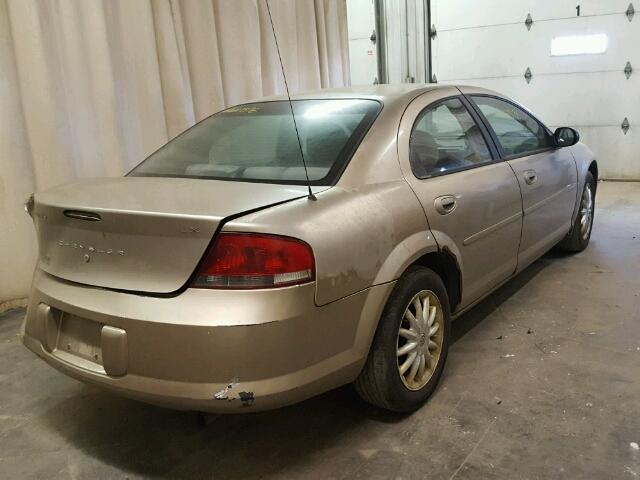 1C3EL46X92N338984 - 2002 CHRYSLER SEBRING GOLD photo 4