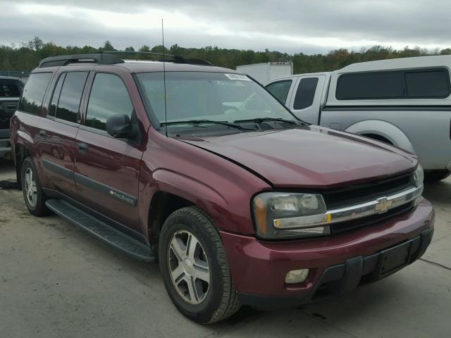 1GNET16S046239487 - 2004 CHEVROLET TRAILBLAZE MAROON photo 1