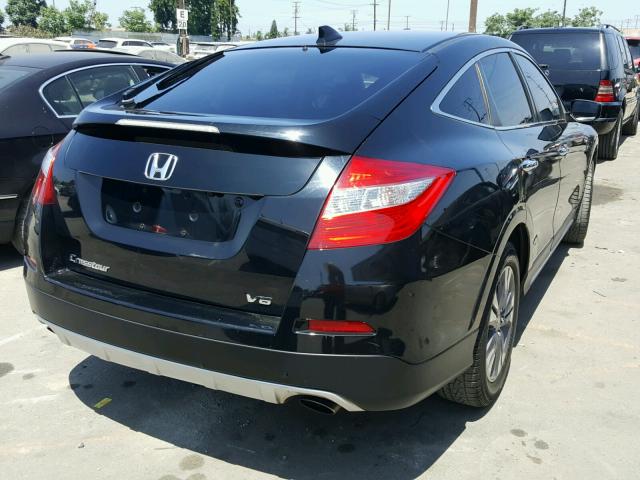 5J6TF1H52DL001537 - 2013 HONDA CROSSTOUR BLACK photo 4