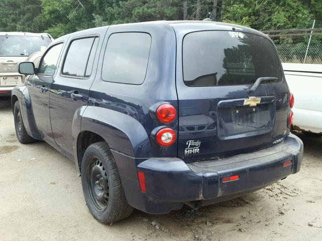 3GNCA13D98S718656 - 2008 CHEVROLET HHR LS ლურჯი ფოტო 3