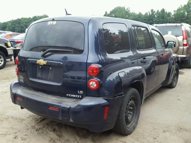 3GNCA13D98S718656 - 2008 CHEVROLET HHR LS ლურჯი ფოტო 4