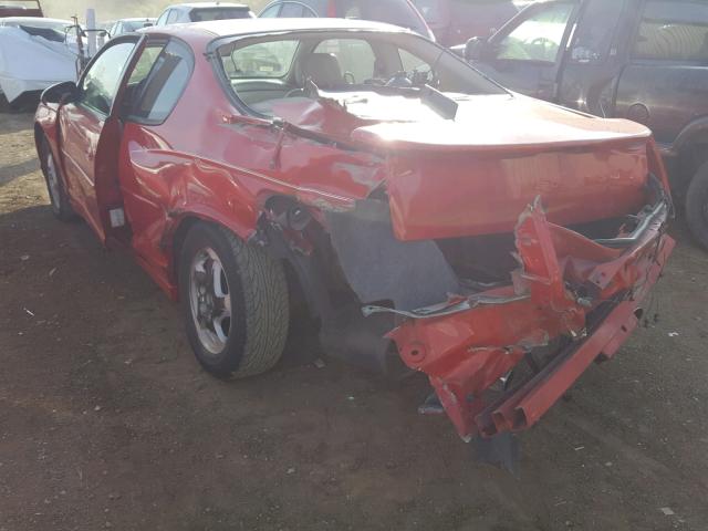 2G1WX15KX29134926 - 2002 CHEVROLET MONTE CARL RED photo 9