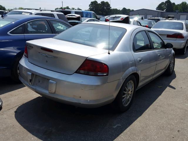 1C3EL46X46N216975 - 2006 CHRYSLER SEBRING SILVER photo 4