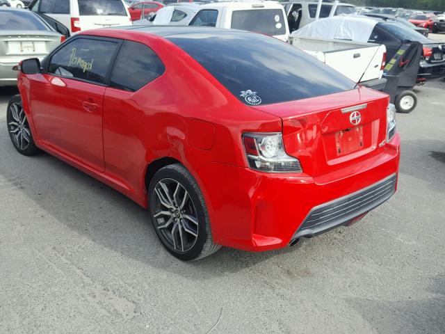 JTKJF5C71E3076334 - 2014 TOYOTA SCION TC წითელი ფოტო 2