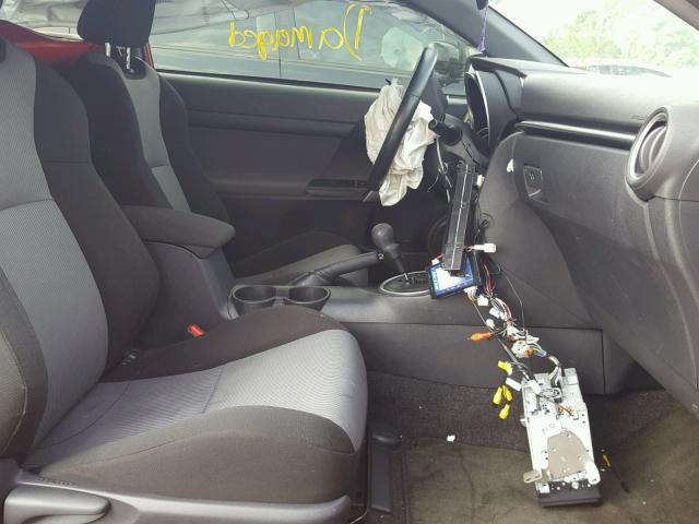 JTKJF5C71E3076334 - 2014 TOYOTA SCION TC წითელი ფოტო 5