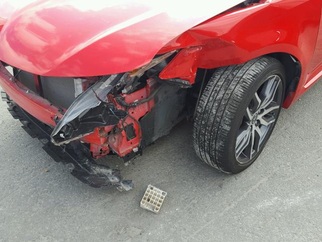 JTKJF5C71E3076334 - 2014 TOYOTA SCION TC წითელი ფოტო 9