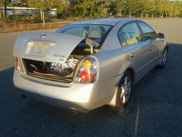 1N4BL11E32C183823 - 2002 NISSAN ALTIMA SILVER photo 4