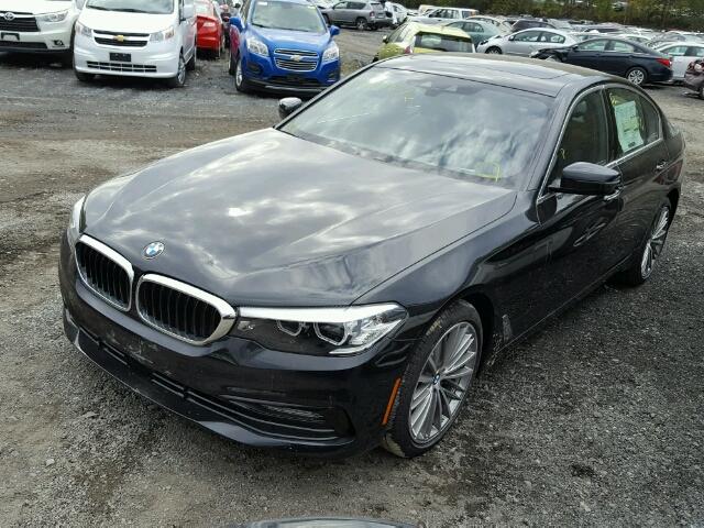 WBAJA5C52JWA35630 - 2018 BMW 530 BLACK photo 2