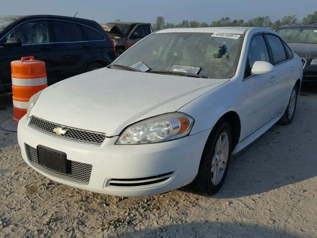 2G1WG5E37D1241790 - 2013 CHEVROLET IMPALA WHITE photo 2