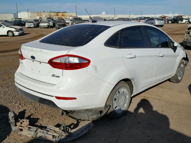 3FADP4AJ9EM166295 - 2014 FORD FIESTA S WHITE photo 4