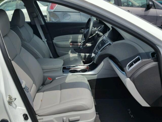 19UUB2F55FA001899 - 2015 ACURA TLX TECH WHITE photo 5