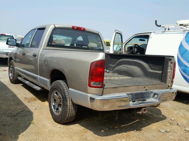 3D7KA28CX4G130360 - 2004 DODGE RAM 2500 S GOLD photo 3