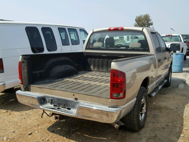 3D7KA28CX4G130360 - 2004 DODGE RAM 2500 S GOLD photo 4