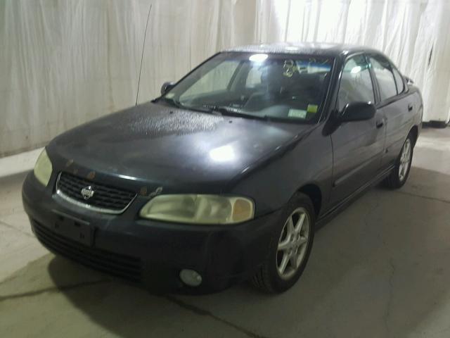 3N1BB51D51L126525 - 2001 NISSAN SENTRA SE BLACK photo 2