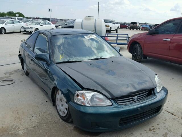 1HGEJ8140YL003057 - 2000 HONDA CIVIC EX GREEN photo 1