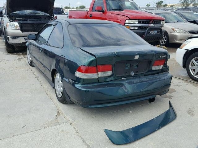 1HGEJ8140YL003057 - 2000 HONDA CIVIC EX 绿色 照片 3