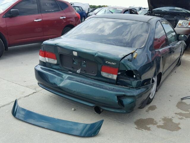 1HGEJ8140YL003057 - 2000 HONDA CIVIC EX GREEN photo 4