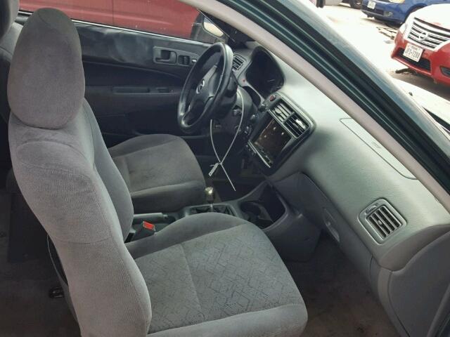 1HGEJ8140YL003057 - 2000 HONDA CIVIC EX 绿色 照片 5