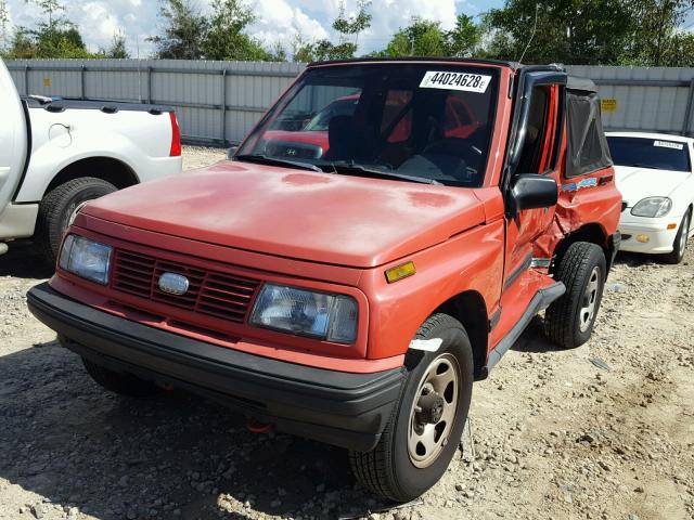 2CNBJ1865S6933452 - 1995 GEO TRACKER RED photo 2