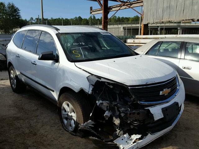 1GNKRFKDXGJ148489 - 2016 CHEVROLET TRAVERSE L WHITE photo 1