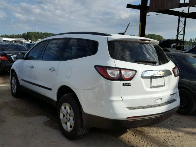 1GNKRFKDXGJ148489 - 2016 CHEVROLET TRAVERSE L WHITE photo 3