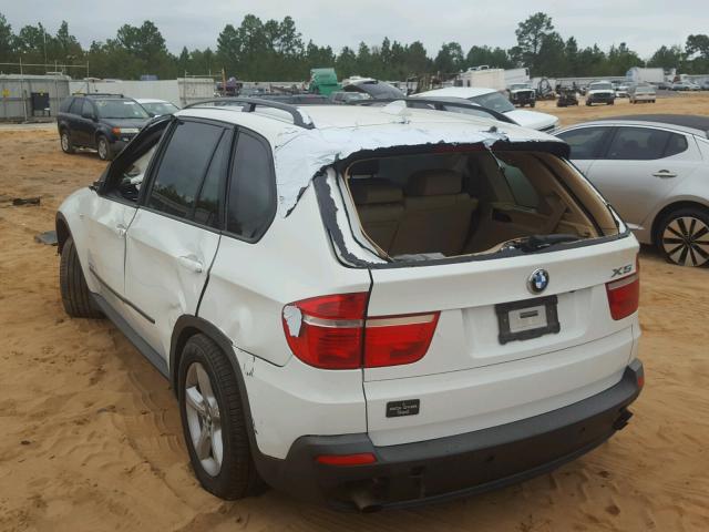 5UXFE43549L270014 - 2009 BMW X5 XDRIVE3 Белый фото 3